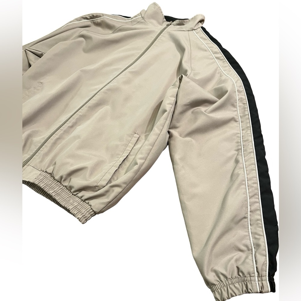 ⭐️ Weatherproof Men’s Jacket | Windbreaker | Full Zip | Tan | Size M | 80s Style - Picture 3 of 8